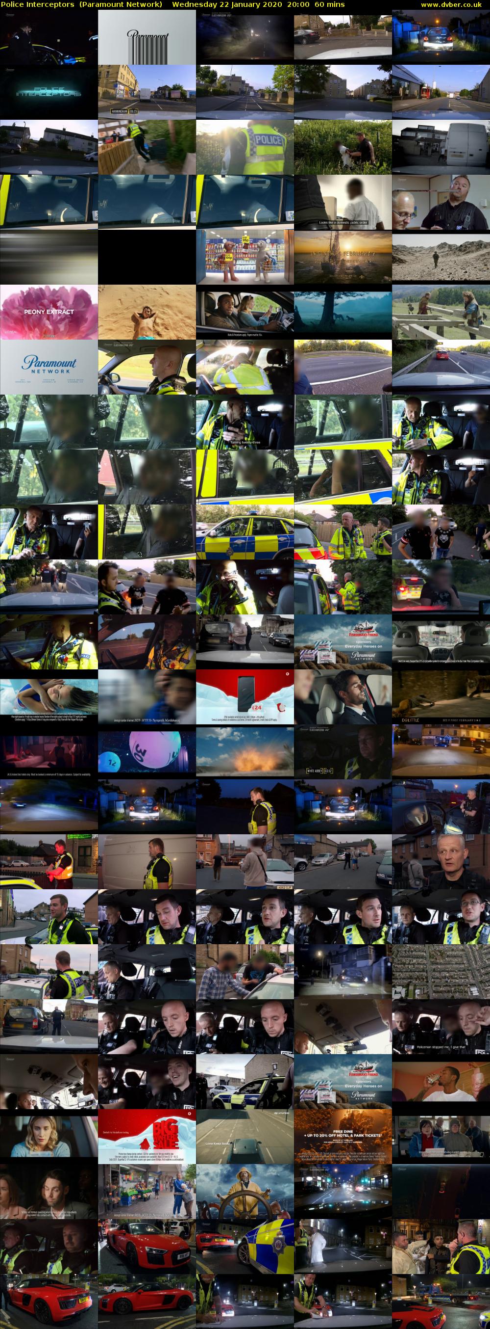 Police Interceptors  (Paramount Network) Wednesday 22 January 2020 20:00 - 21:00
