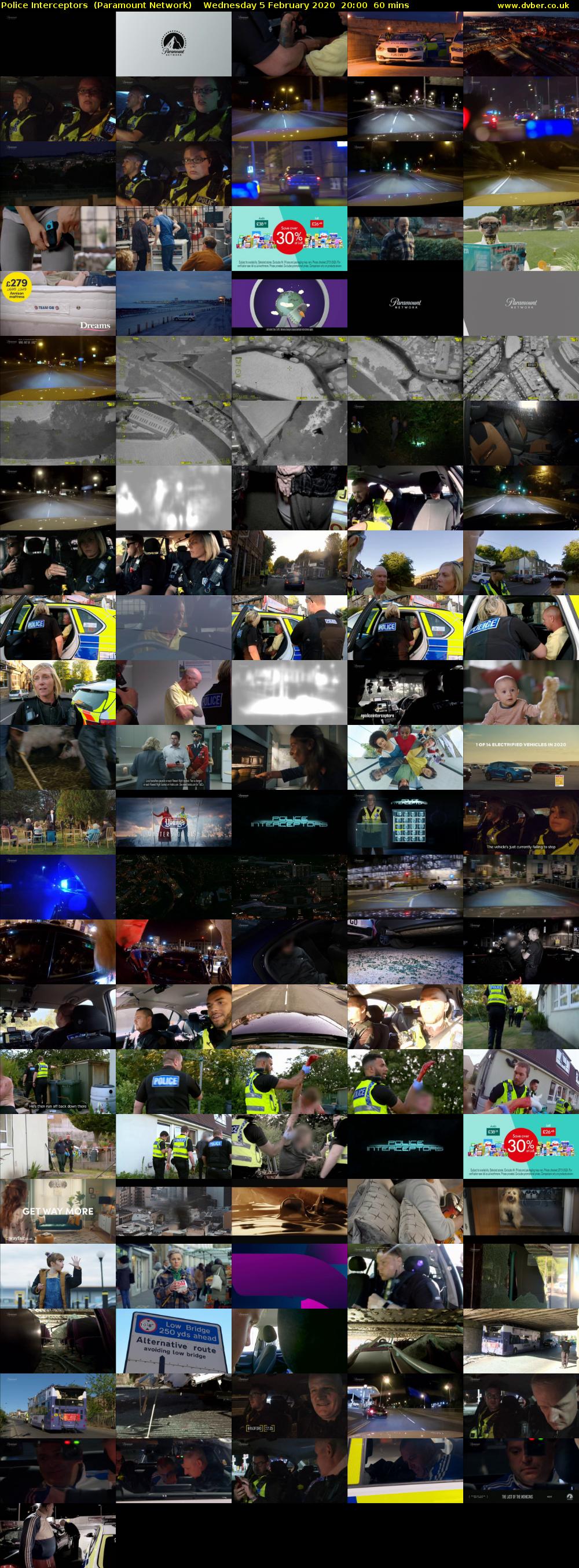 Police Interceptors  (Paramount Network) Wednesday 5 February 2020 20:00 - 21:00