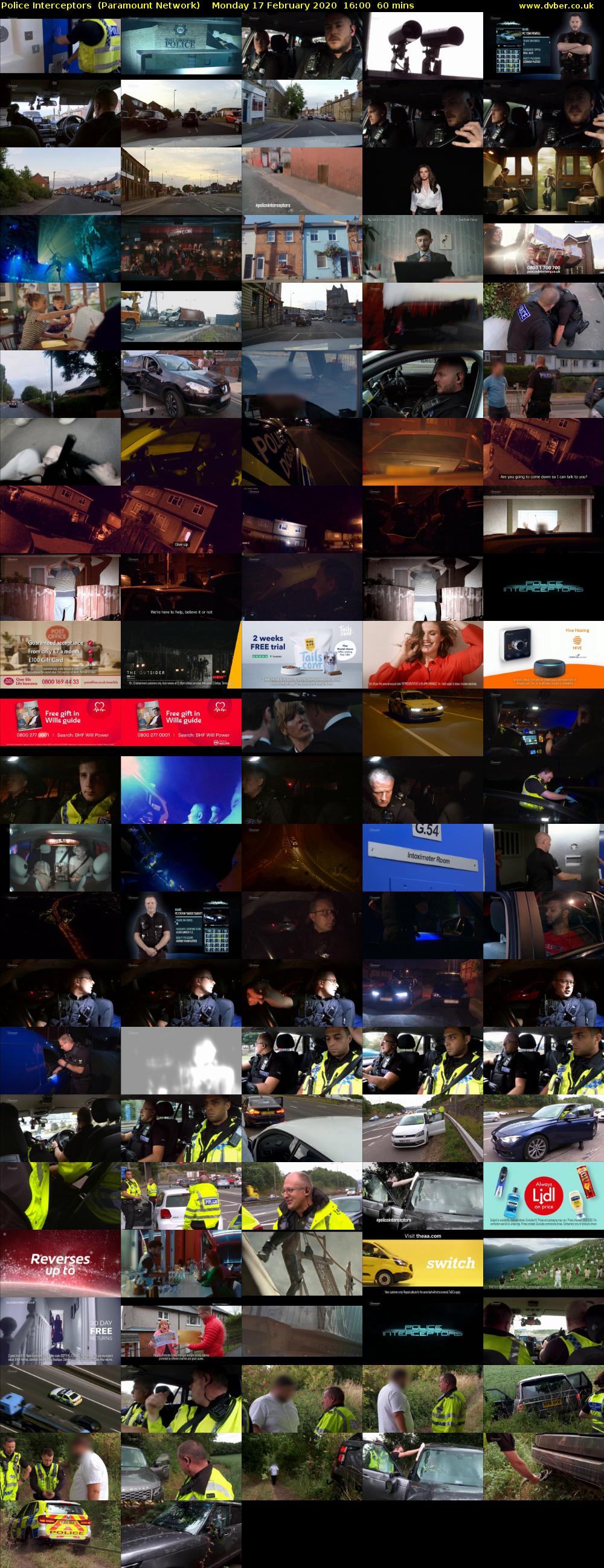 Police Interceptors  (Paramount Network) Monday 17 February 2020 16:00 - 17:00