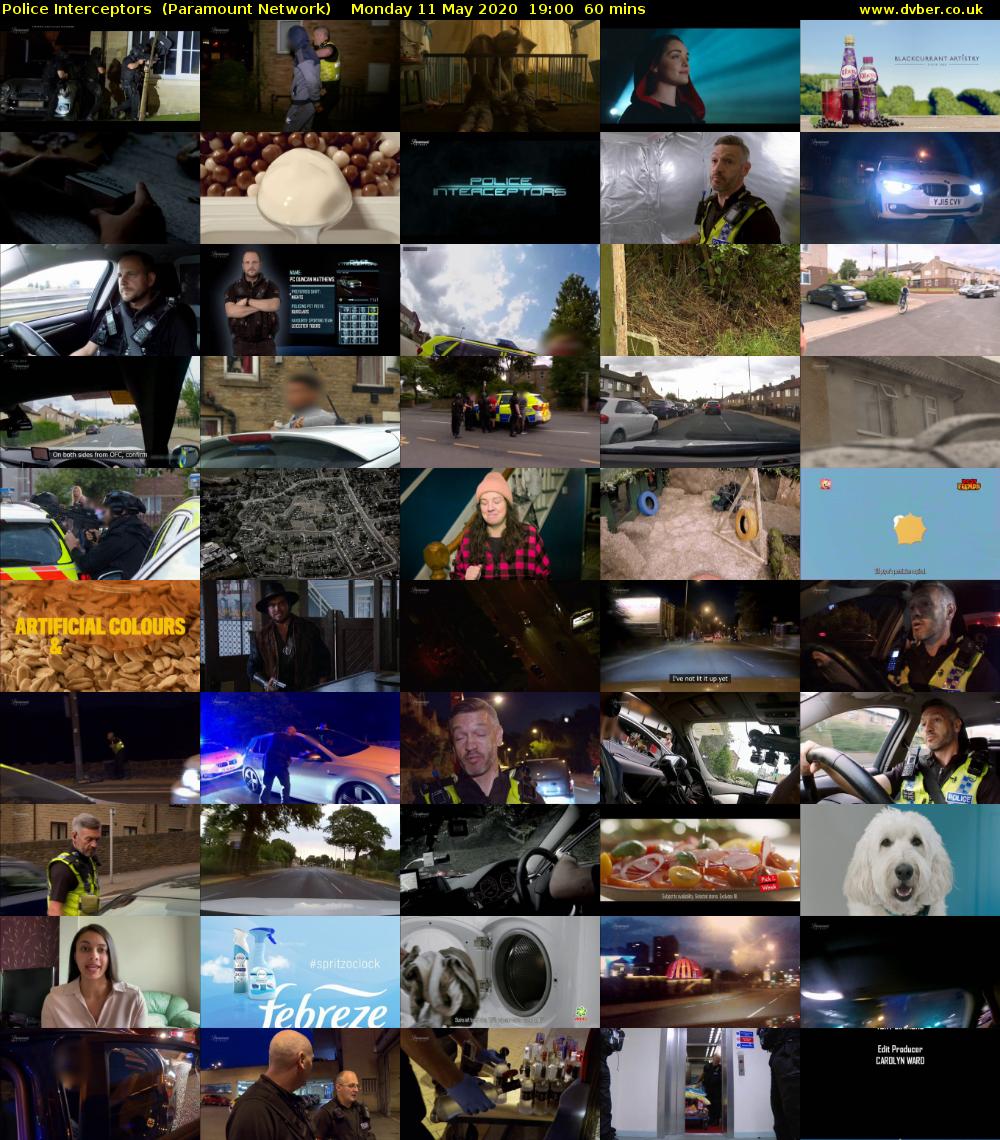 Police Interceptors  (Paramount Network) Monday 11 May 2020 19:00 - 20:00
