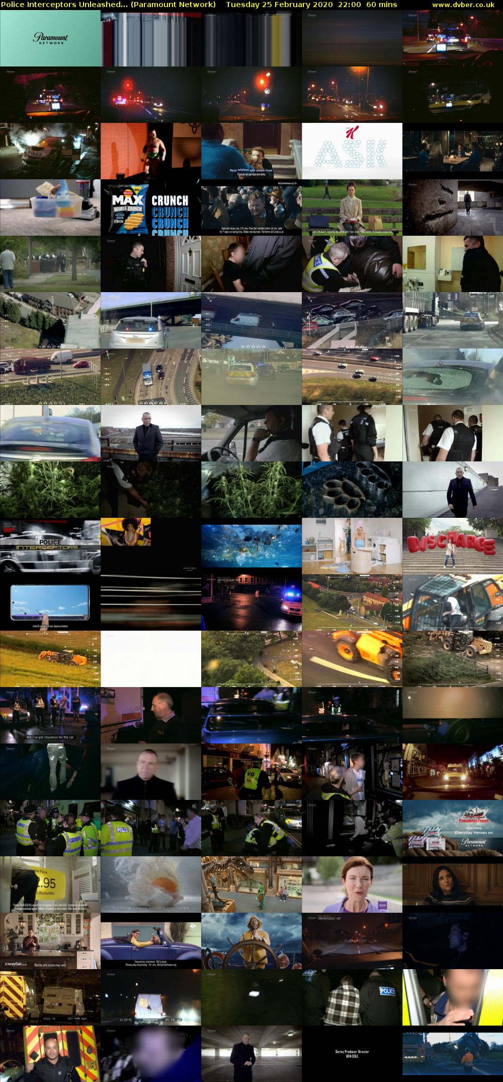 Police Interceptors Unleashed... (Paramount Network) Tuesday 25 February 2020 22:00 - 23:00