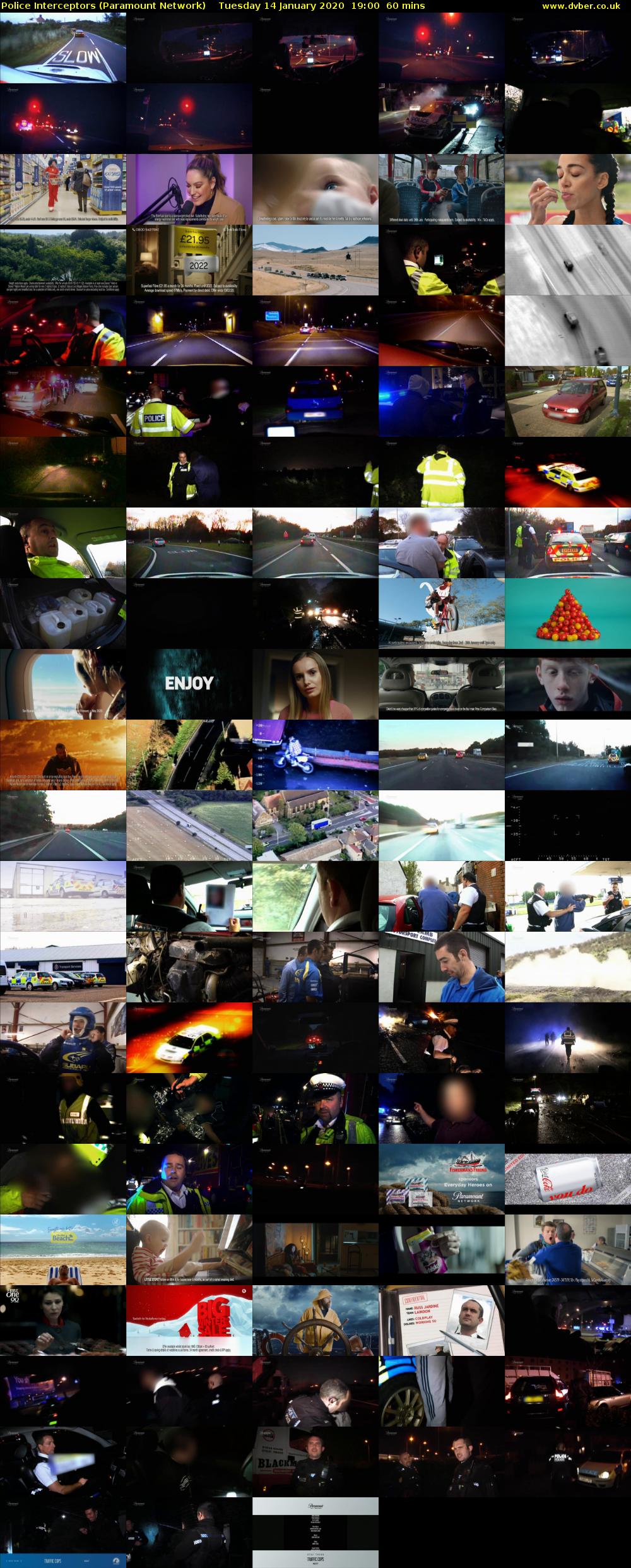 Police Interceptors (Paramount Network) Tuesday 14 January 2020 19:00 - 20:00