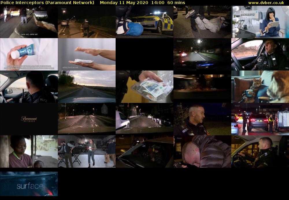 Police Interceptors (Paramount Network) Monday 11 May 2020 14:00 - 15:00