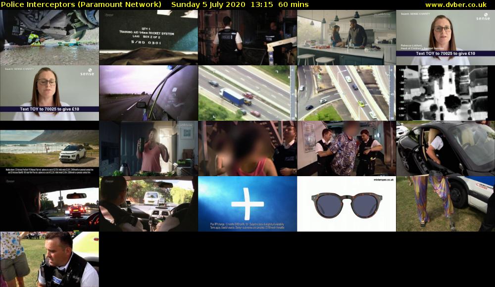 Police Interceptors (Paramount Network) Sunday 5 July 2020 13:15 - 14:15