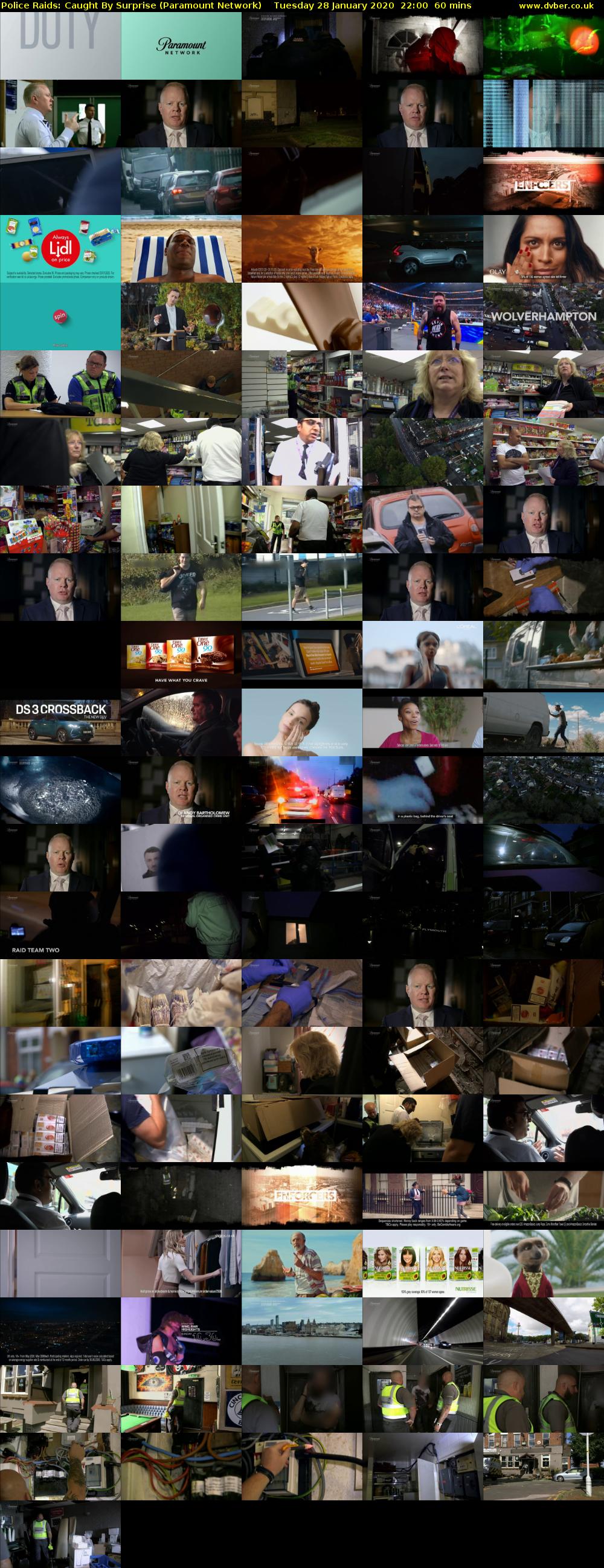 Police Raids: Caught By Surprise (Paramount Network) Tuesday 28 January 2020 22:00 - 23:00