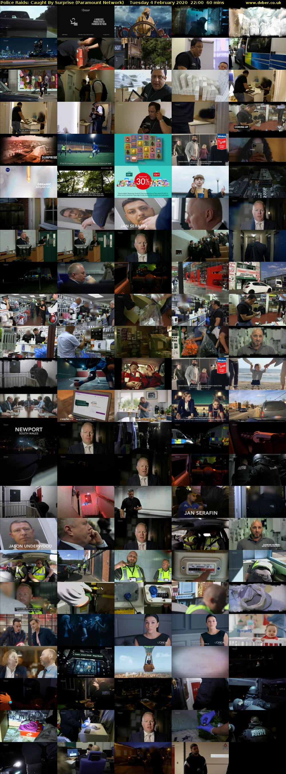 Police Raids: Caught By Surprise (Paramount Network) Tuesday 4 February 2020 22:00 - 23:00