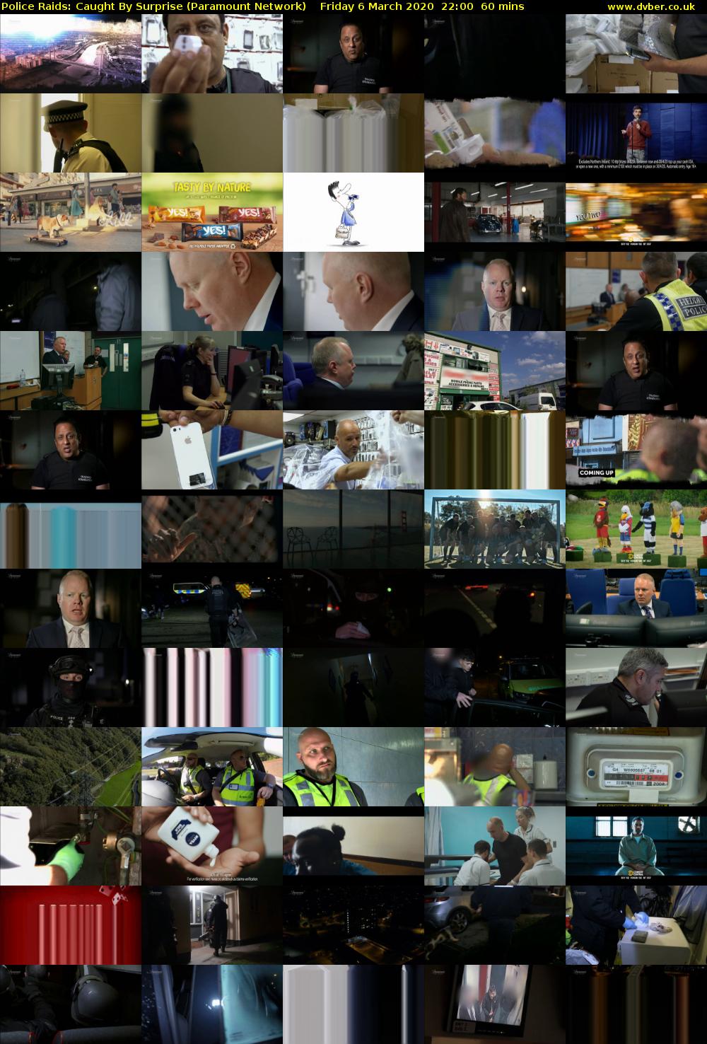 Police Raids: Caught By Surprise (Paramount Network) Friday 6 March 2020 22:00 - 23:00
