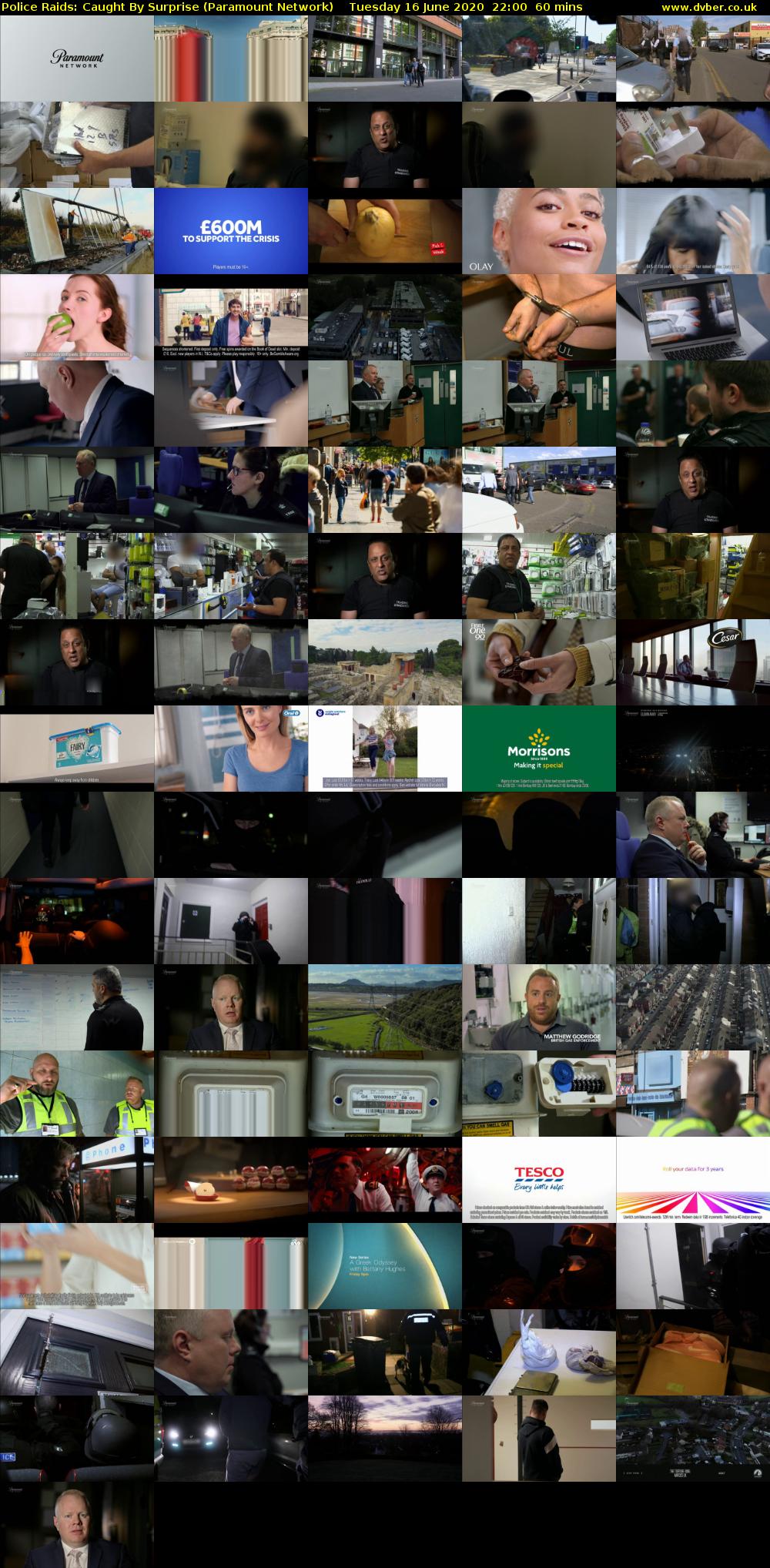 Police Raids: Caught By Surprise (Paramount Network) Tuesday 16 June 2020 22:00 - 23:00