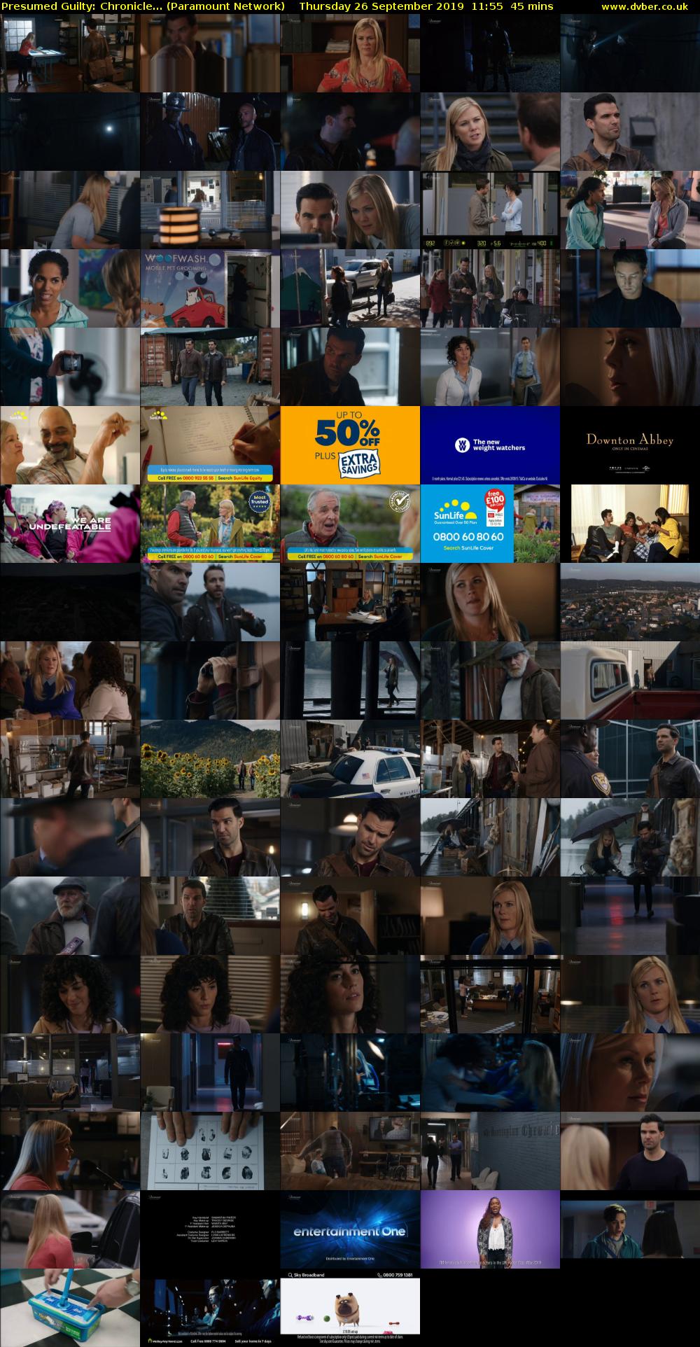 Presumed Guilty: Chronicle... (Paramount Network) Thursday 26 September 2019 11:55 - 12:40
