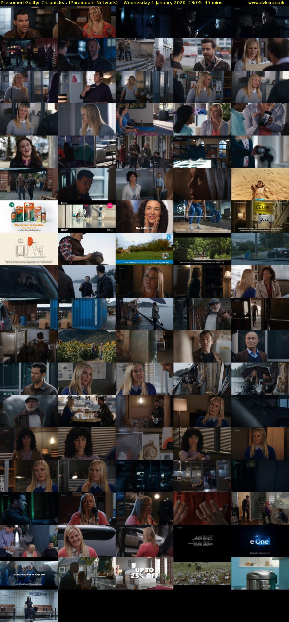 Presumed Guilty: Chronicle... (Paramount Network) Wednesday 1 January 2020 13:05 - 13:50