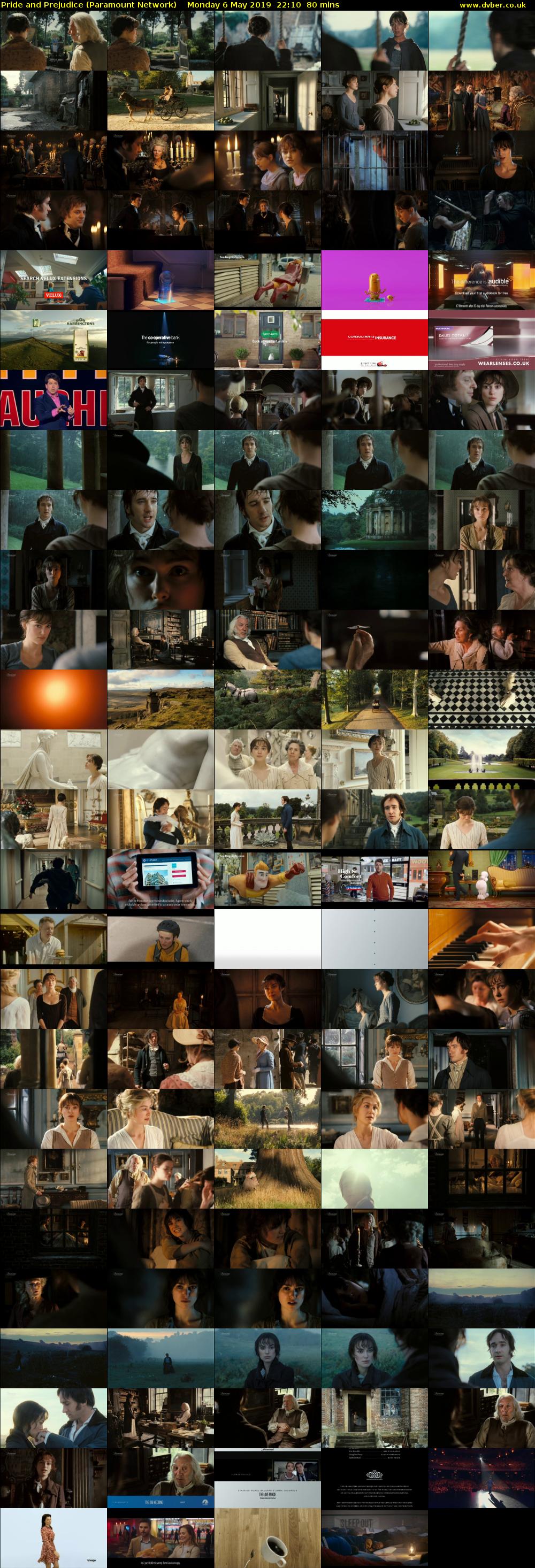 Pride and Prejudice (Paramount Network) Monday 6 May 2019 22:10 - 23:30