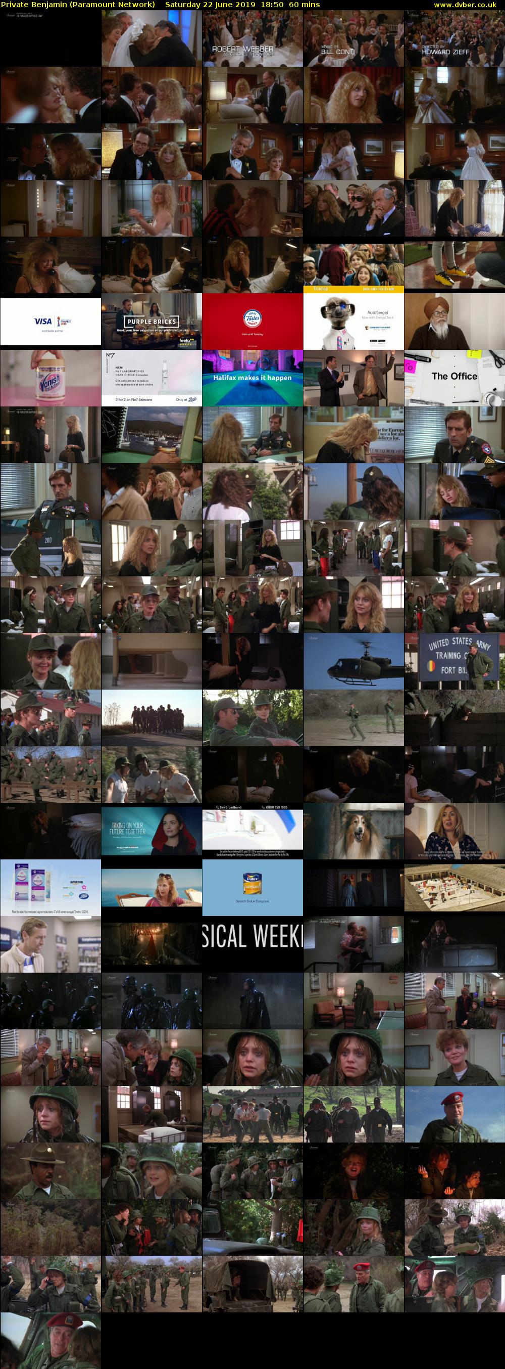 Private Benjamin (Paramount Network) Saturday 22 June 2019 18:50 - 19:50