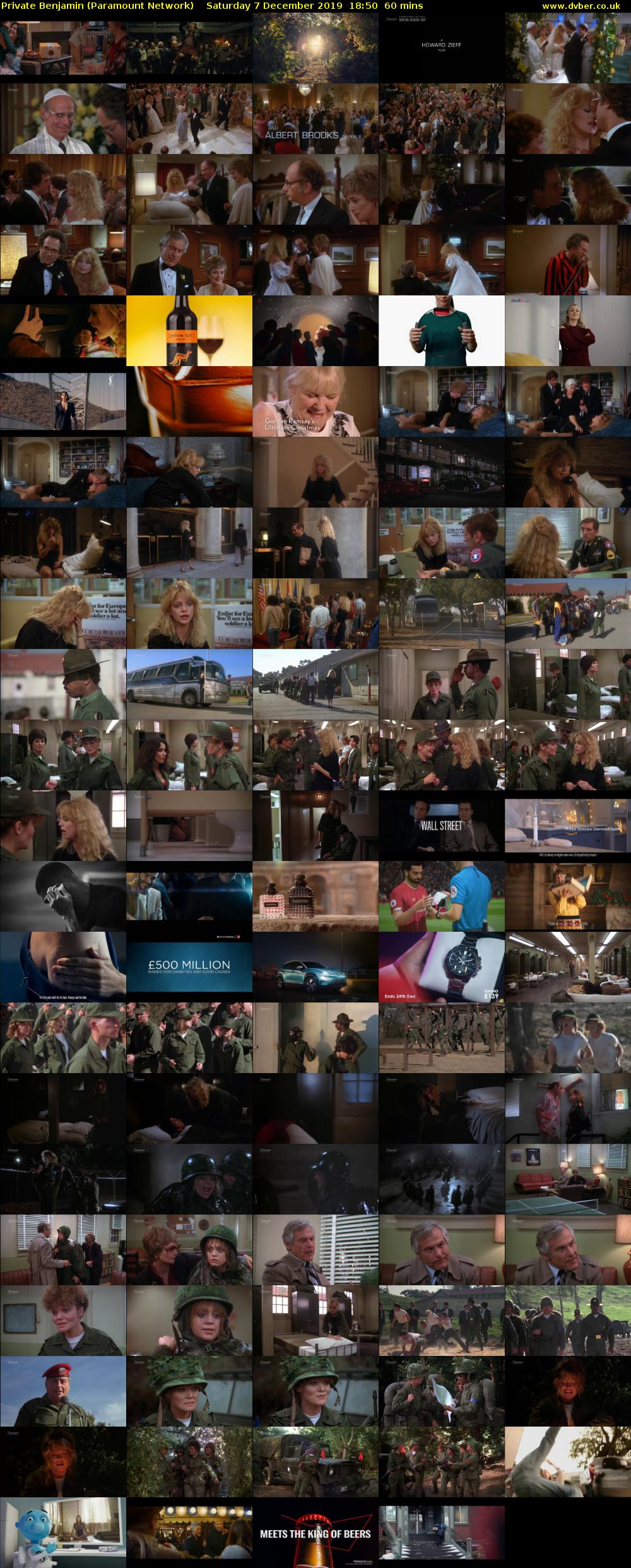 Private Benjamin (Paramount Network) Saturday 7 December 2019 18:50 - 19:50