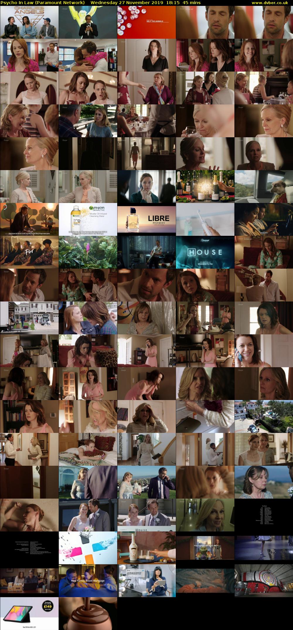 Psycho In Law (Paramount Network) Wednesday 27 November 2019 18:15 - 19:00