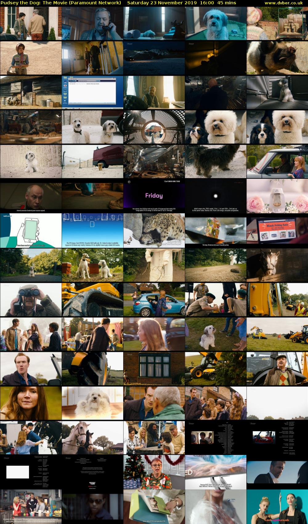 Pudsey the Dog: The Movie (Paramount Network) Saturday 23 November 2019 16:00 - 16:45