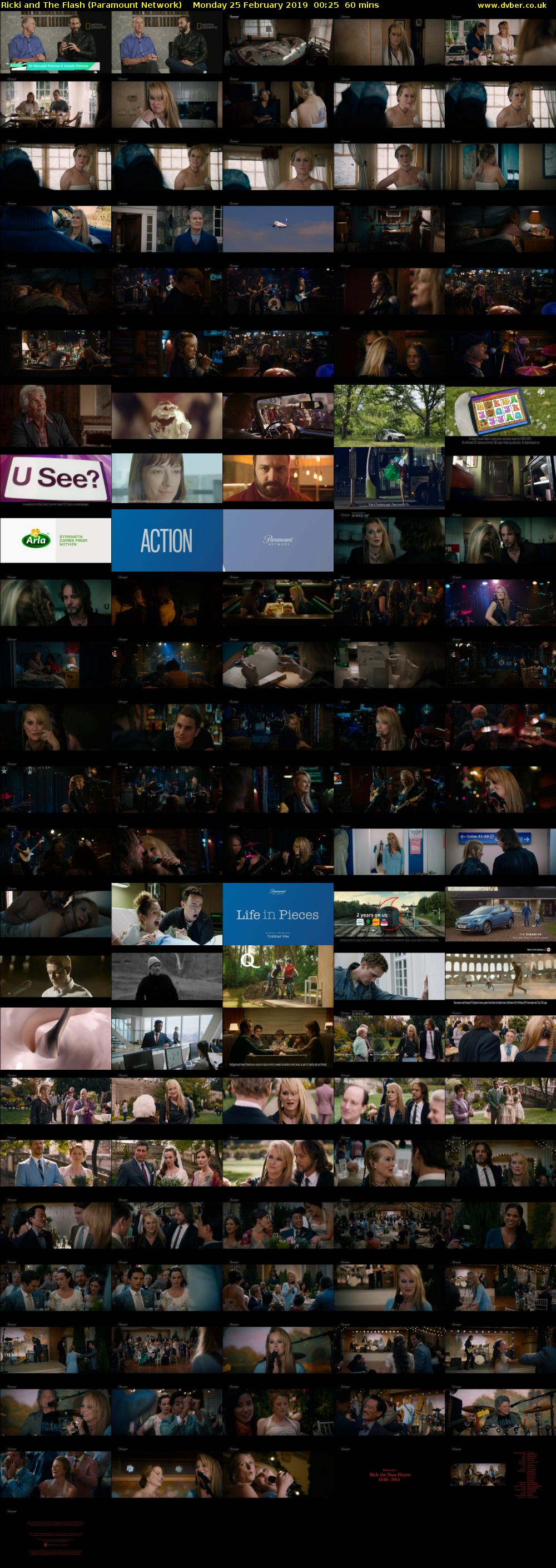 Ricki and The Flash (Paramount Network) Monday 25 February 2019 00:25 - 01:25