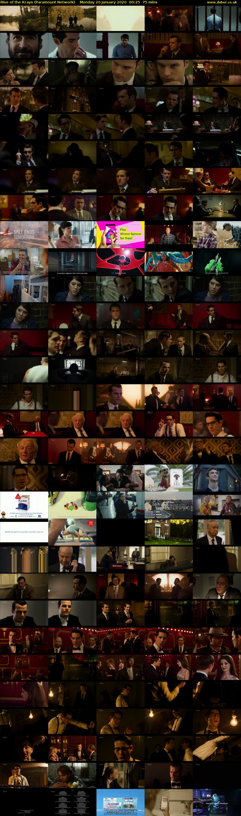 Rise of the Krays (Paramount Network) Monday 20 January 2020 00:25 - 01:40