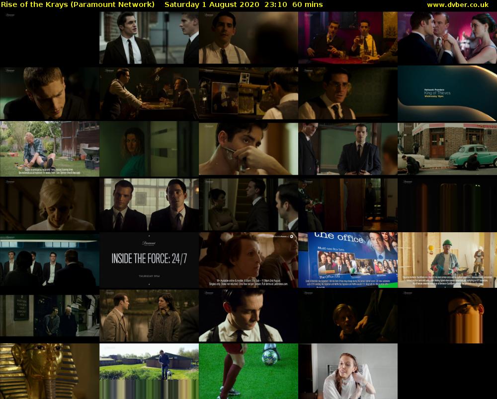 Rise of the Krays (Paramount Network) Saturday 1 August 2020 23:10 - 00:10