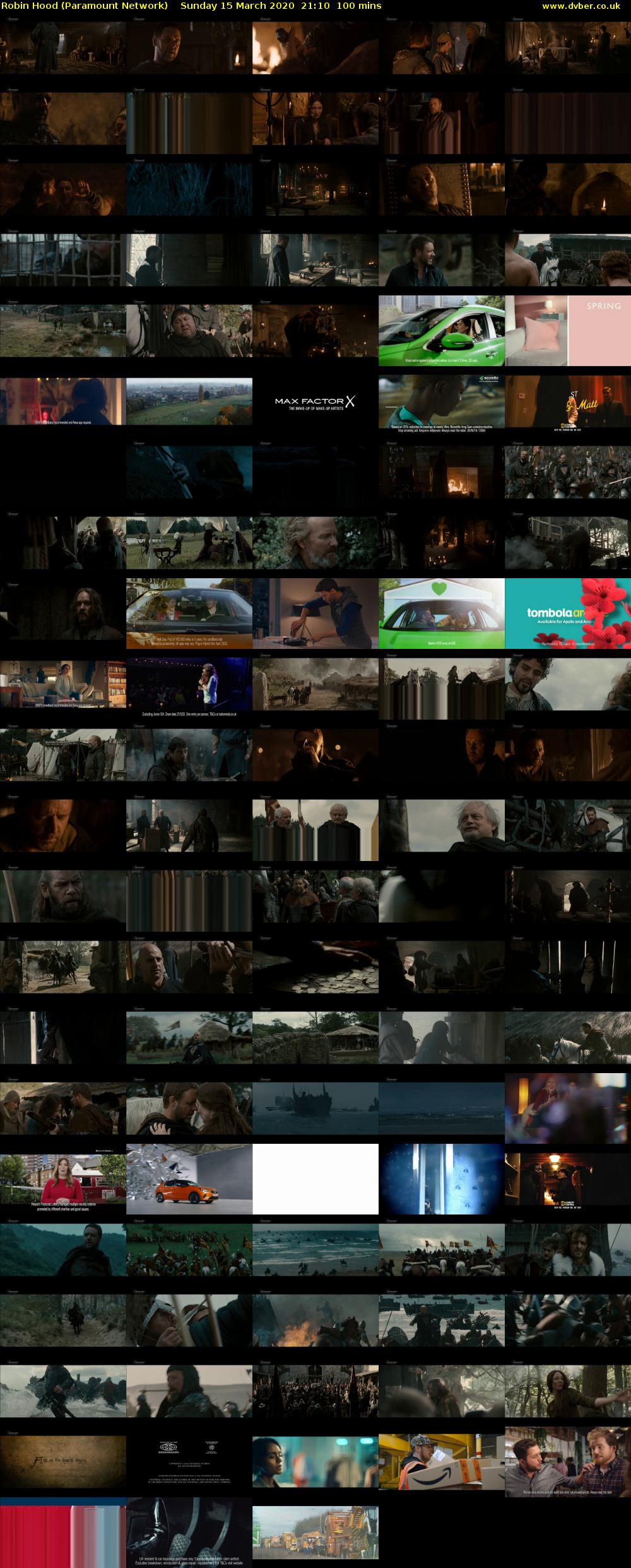 Robin Hood (Paramount Network) Sunday 15 March 2020 21:10 - 22:50