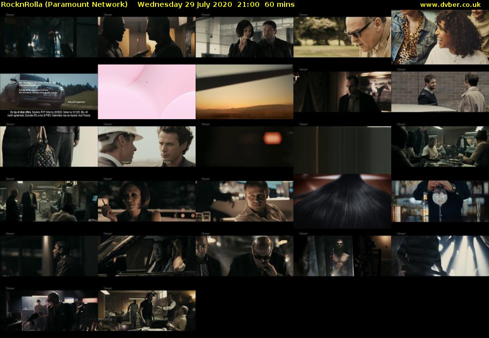 RocknRolla (Paramount Network) Wednesday 29 July 2020 21:00 - 22:00