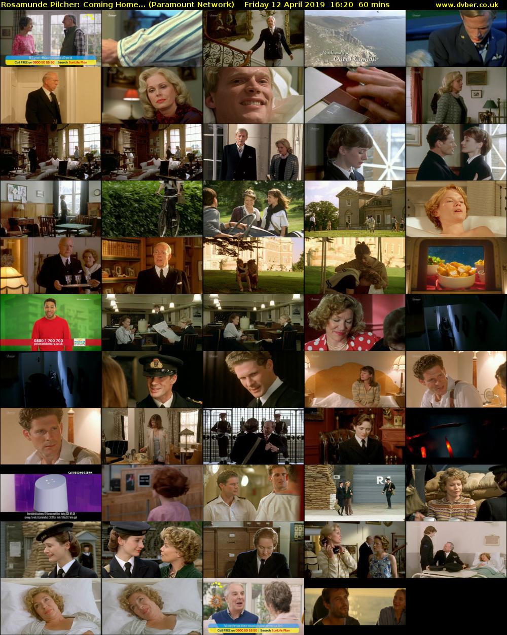 Rosamunde Pilcher: Coming Home... (Paramount Network) Friday 12 April 2019 16:20 - 17:20