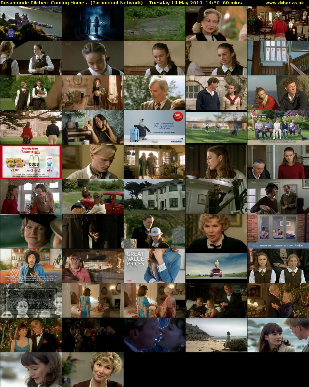 Rosamunde Pilcher: Coming Home... (Paramount Network) Tuesday 14 May 2019 14:30 - 15:30