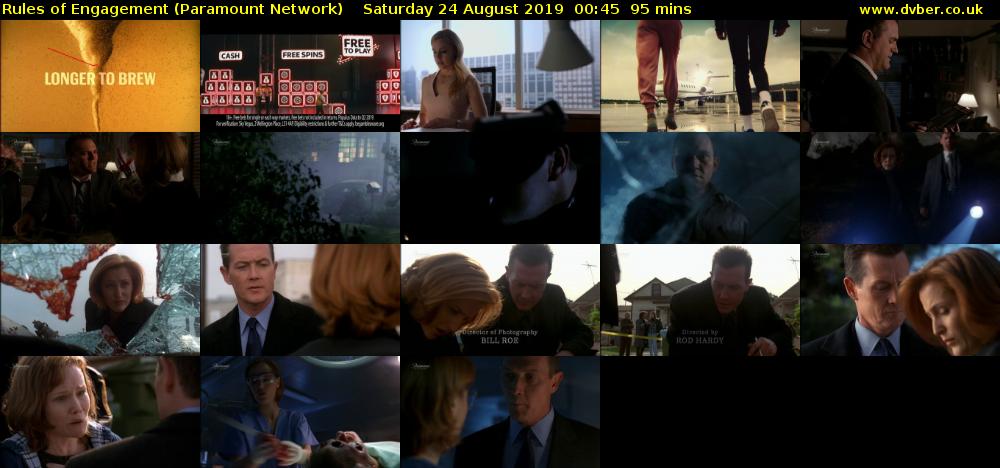 Rules of Engagement (Paramount Network) Saturday 24 August 2019 00:45 - 02:20