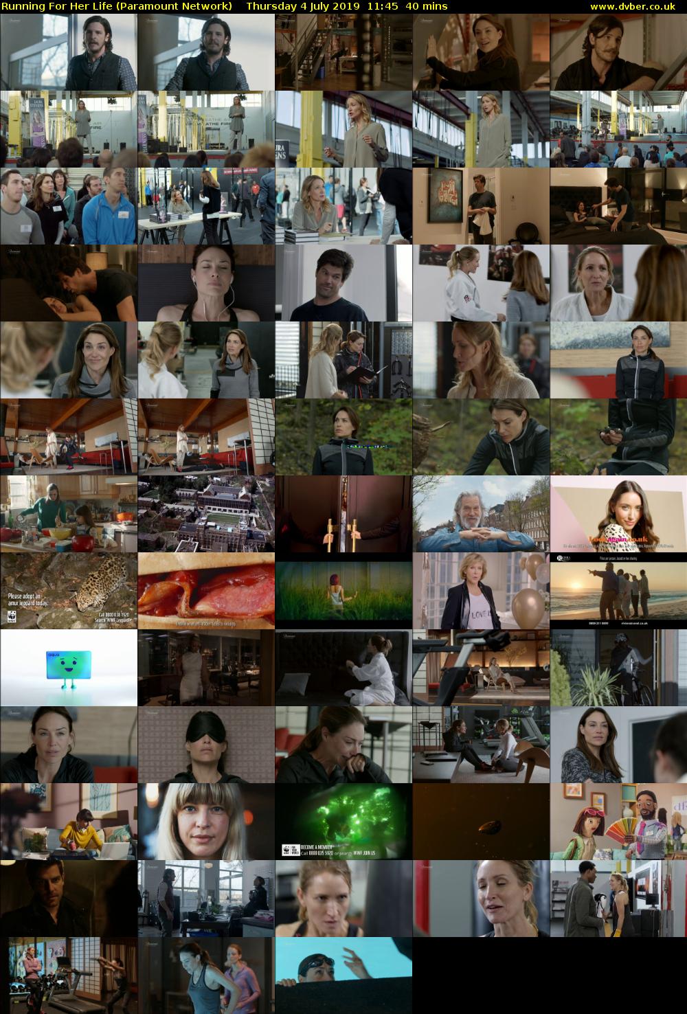 Running For Her Life (Paramount Network) Thursday 4 July 2019 11:45 - 12:25