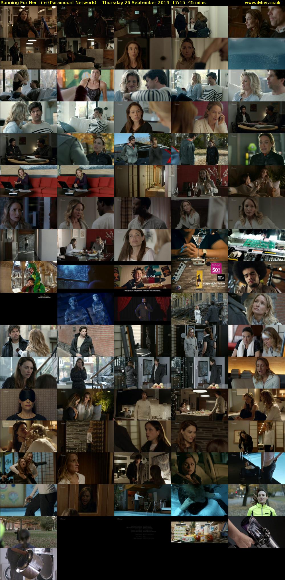 Running For Her Life (Paramount Network) Thursday 26 September 2019 17:15 - 18:00