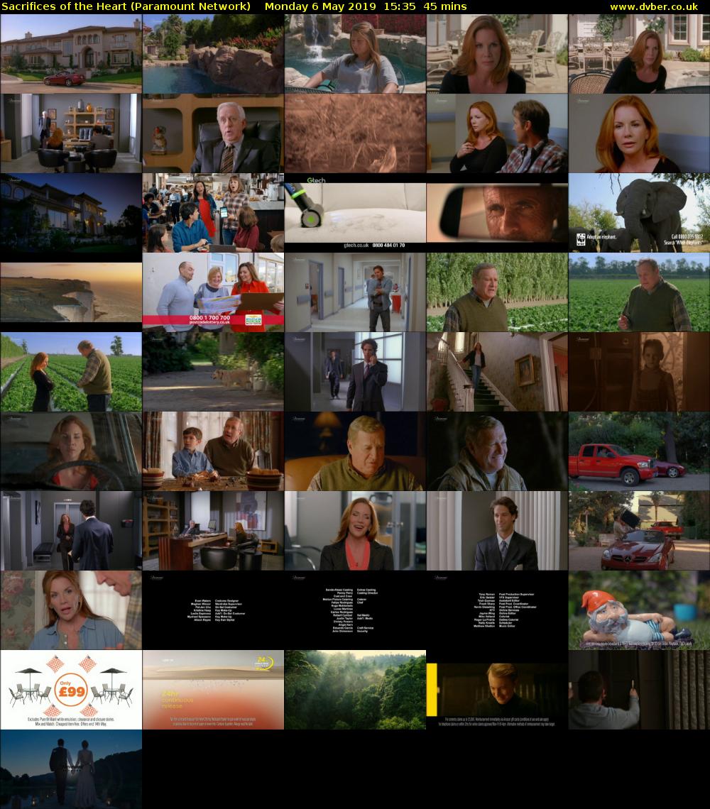 Sacrifices of the Heart (Paramount Network) Monday 6 May 2019 15:35 - 16:20
