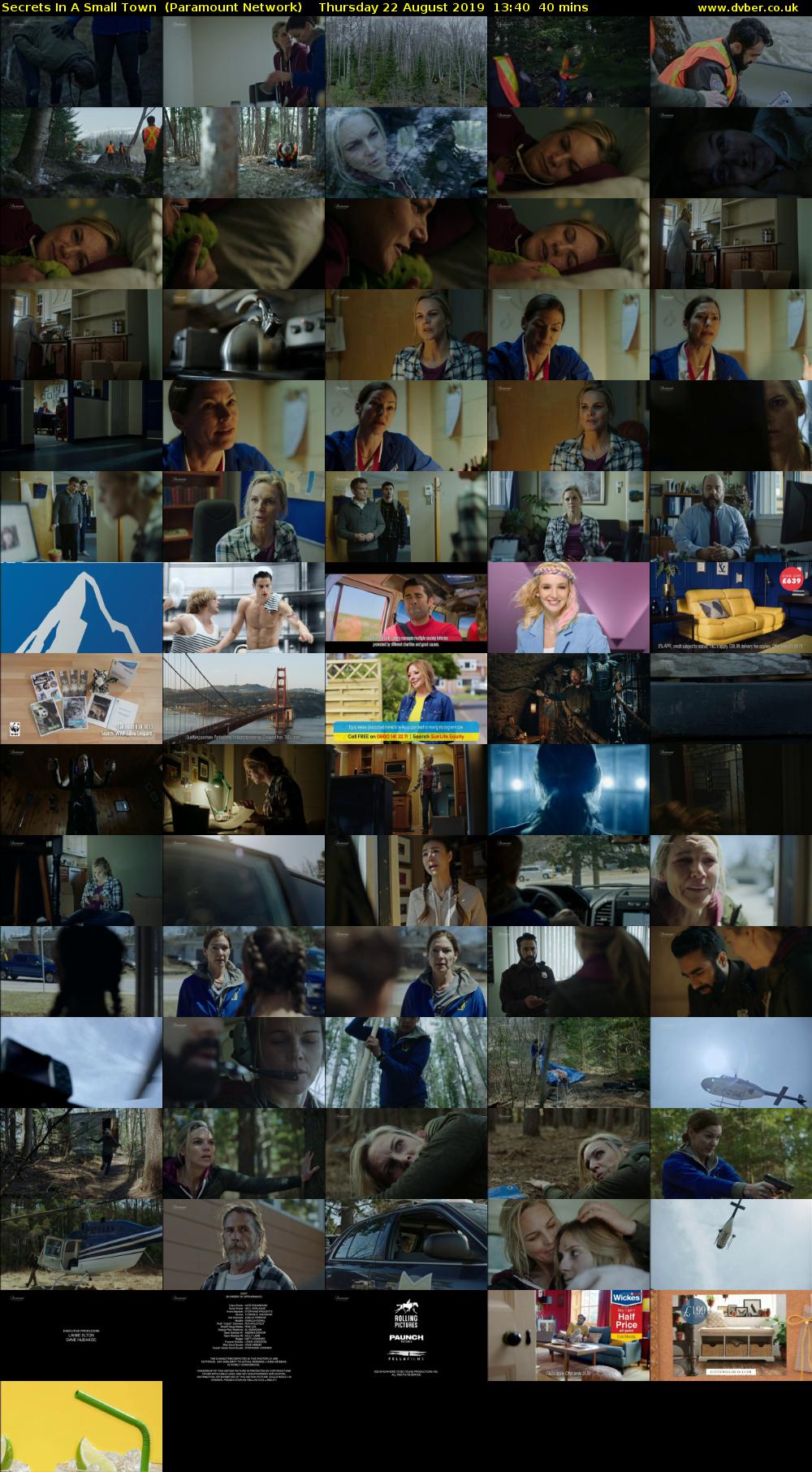 Secrets In A Small Town  (Paramount Network) Thursday 22 August 2019 13:40 - 14:20