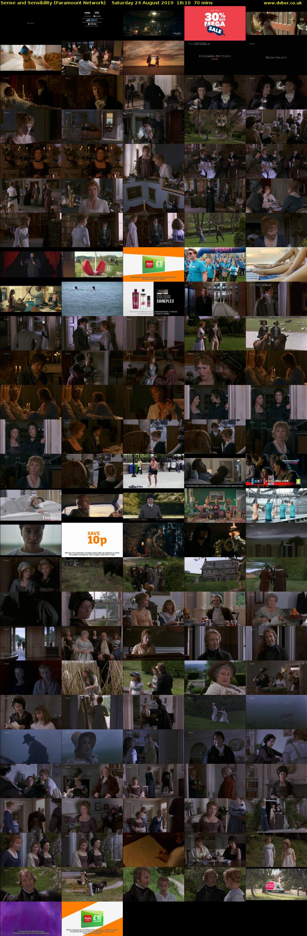 Sense and Sensibility (Paramount Network) Saturday 24 August 2019 18:10 - 19:20