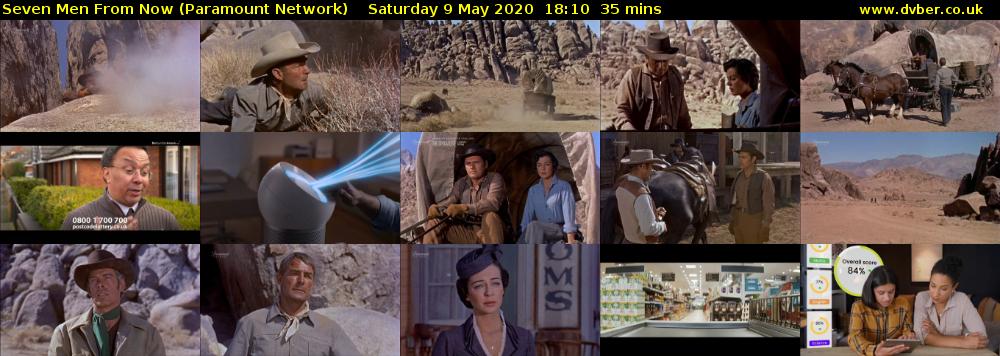 Seven Men From Now (Paramount Network) Saturday 9 May 2020 18:10 - 18:45