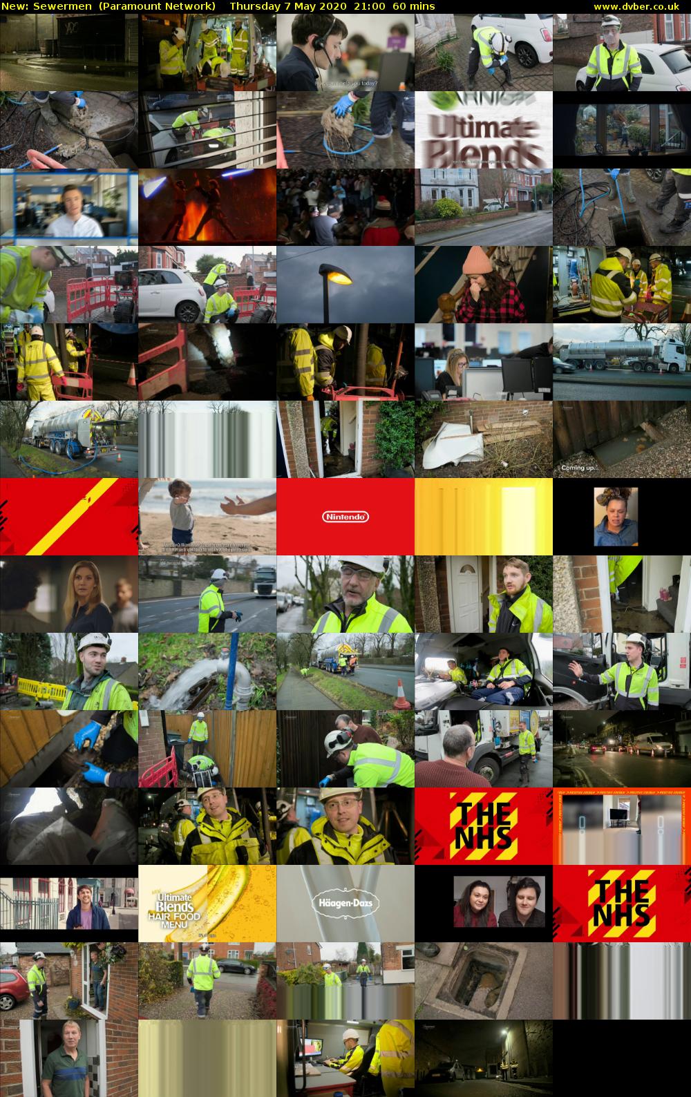 Sewermen (Paramount Network) Thursday 7 May 2020 21:00 - 22:00