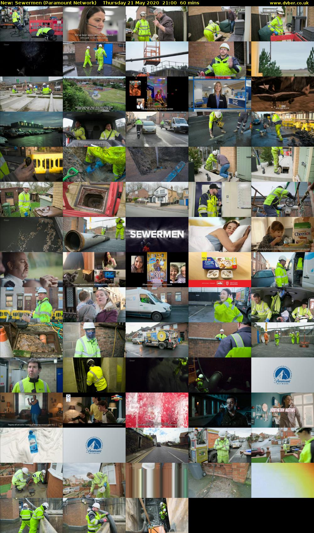 Sewermen (Paramount Network) Thursday 21 May 2020 21:00 - 22:00