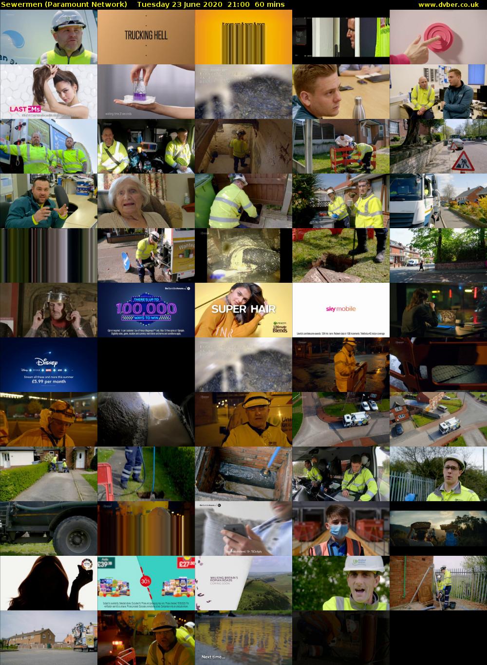 Sewermen (Paramount Network) Tuesday 23 June 2020 21:00 - 22:00