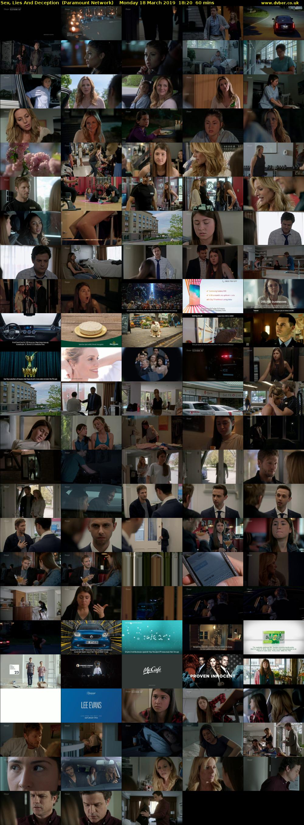 Sex, Lies And Deception  (Paramount Network) Monday 18 March 2019 18:20 - 19:20