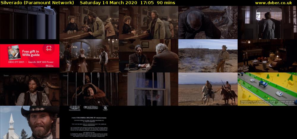 Silverado (Paramount Network) Saturday 14 March 2020 17:05 - 18:35