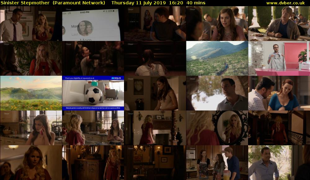 Sinister Stepmother  (Paramount Network) Thursday 11 July 2019 16:20 - 17:00
