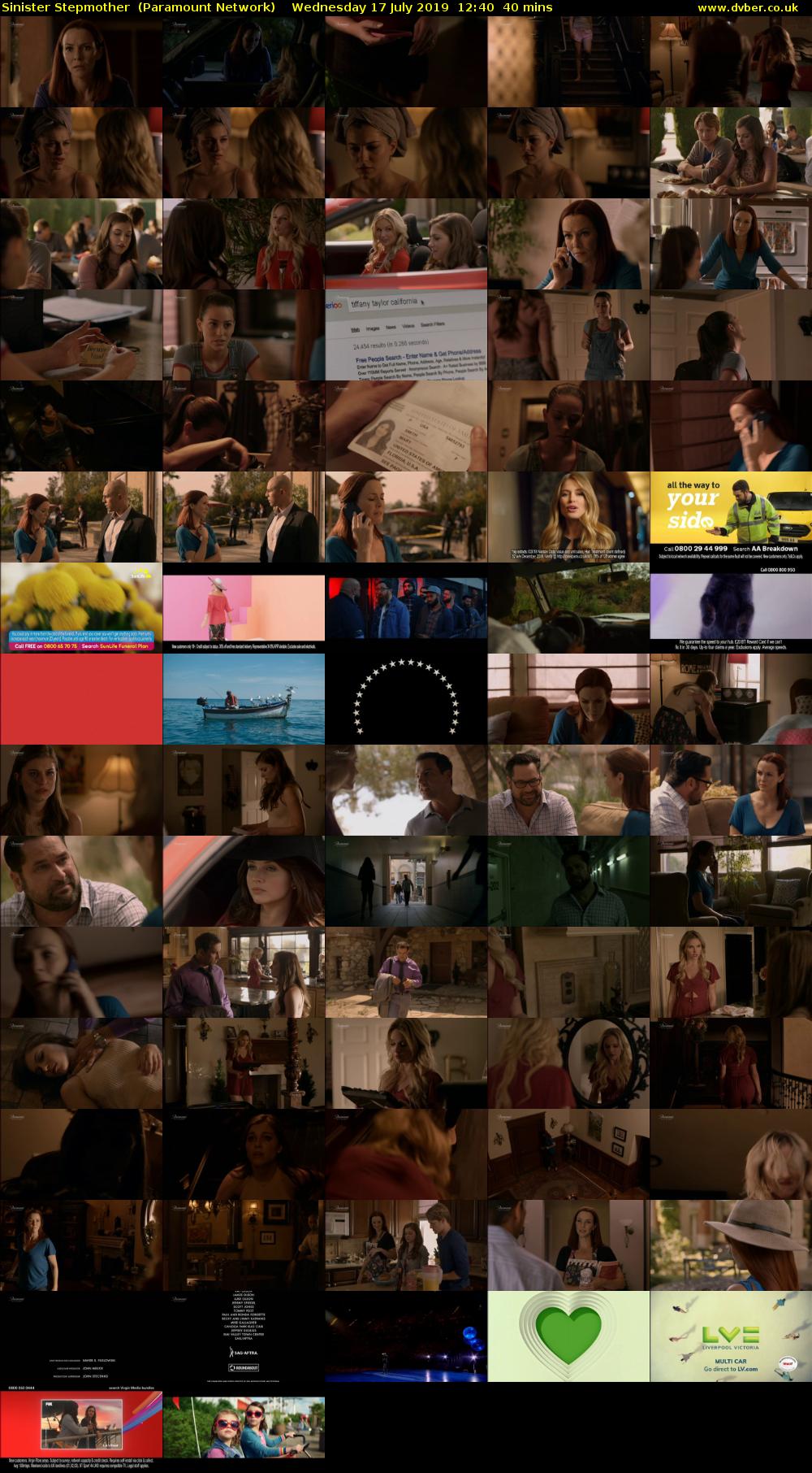 Sinister Stepmother  (Paramount Network) Wednesday 17 July 2019 12:40 - 13:20