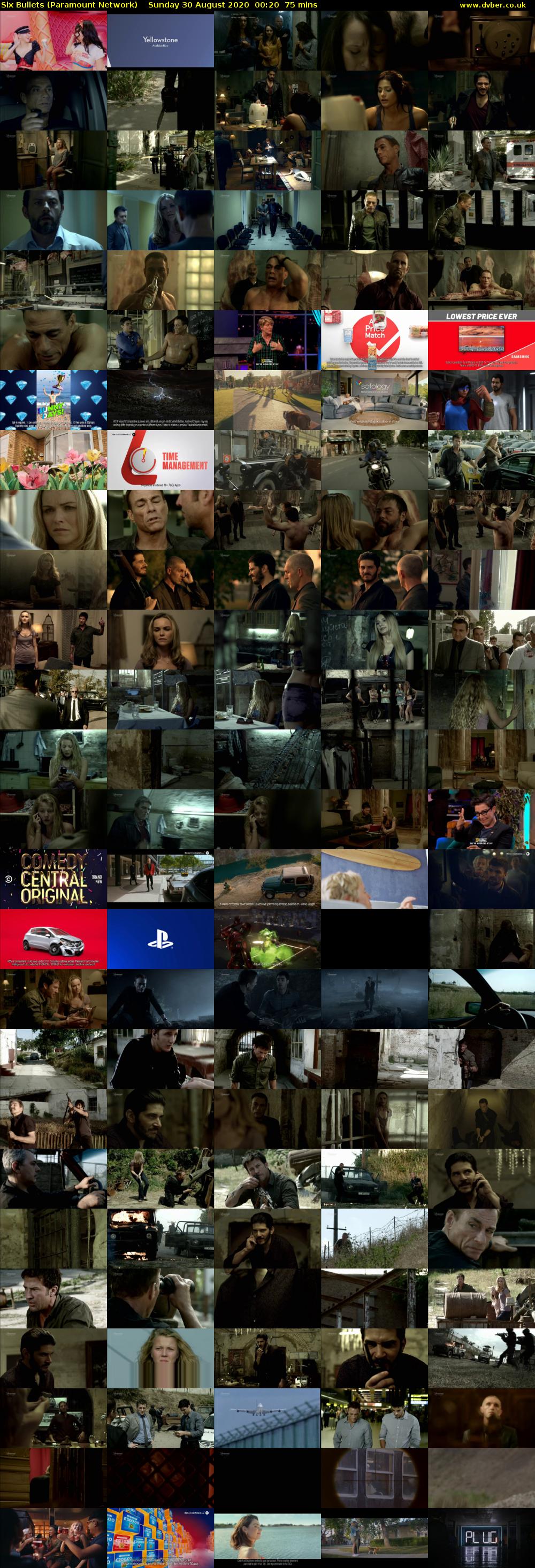 Six Bullets (Paramount Network) Sunday 30 August 2020 00:20 - 01:35