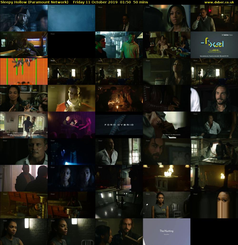 Sleepy Hollow (Paramount Network) Friday 11 October 2019 01:50 - 02:40