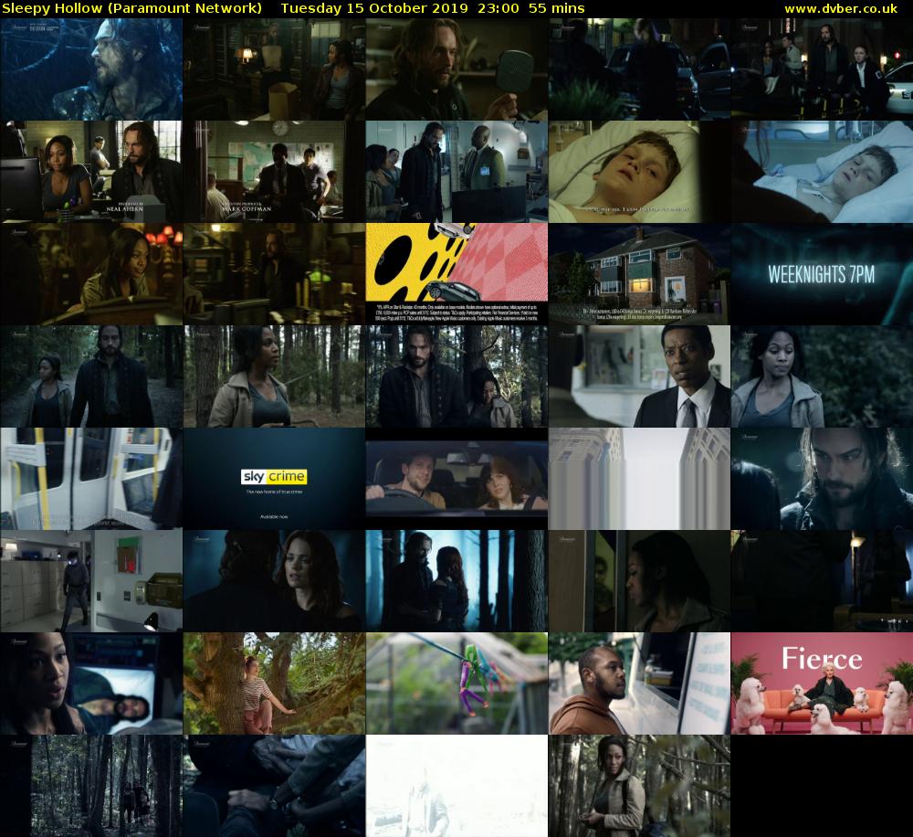Sleepy Hollow (Paramount Network) Tuesday 15 October 2019 23:00 - 23:55