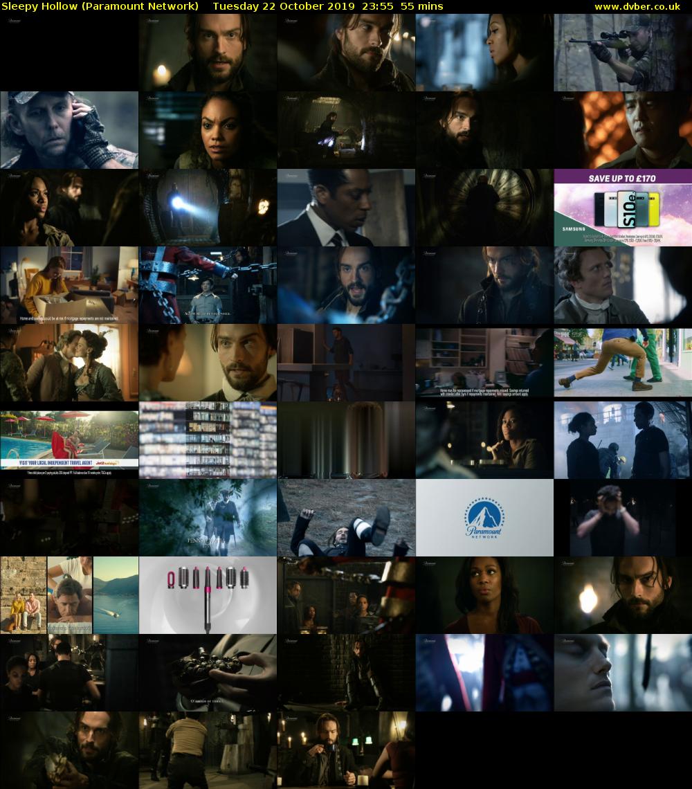 Sleepy Hollow (Paramount Network) Tuesday 22 October 2019 23:55 - 00:50