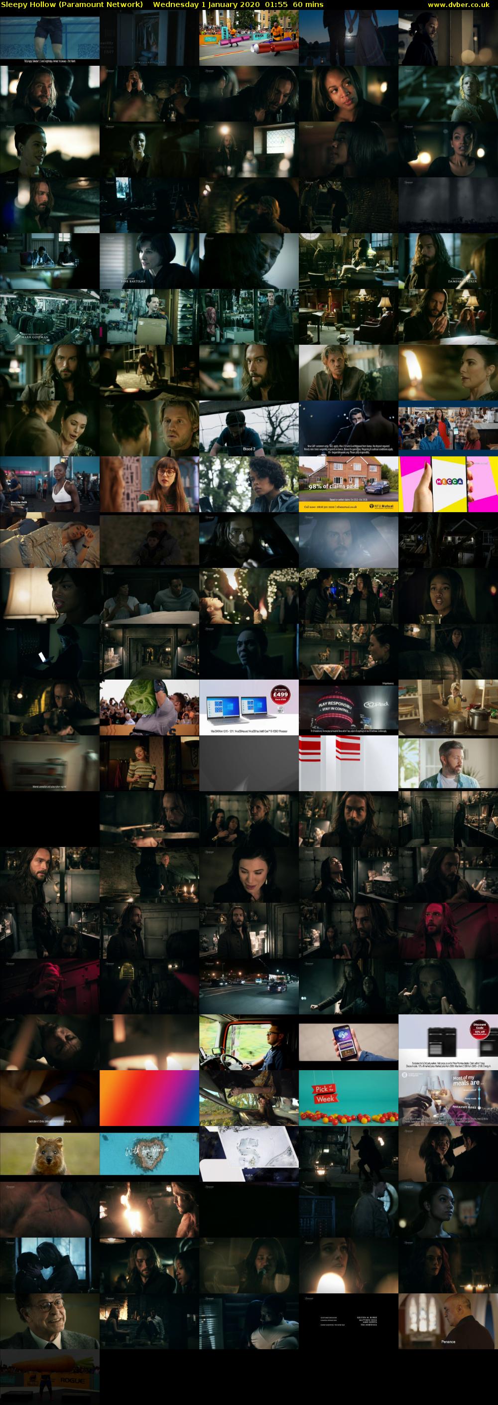 Sleepy Hollow (Paramount Network) Wednesday 1 January 2020 01:55 - 02:55