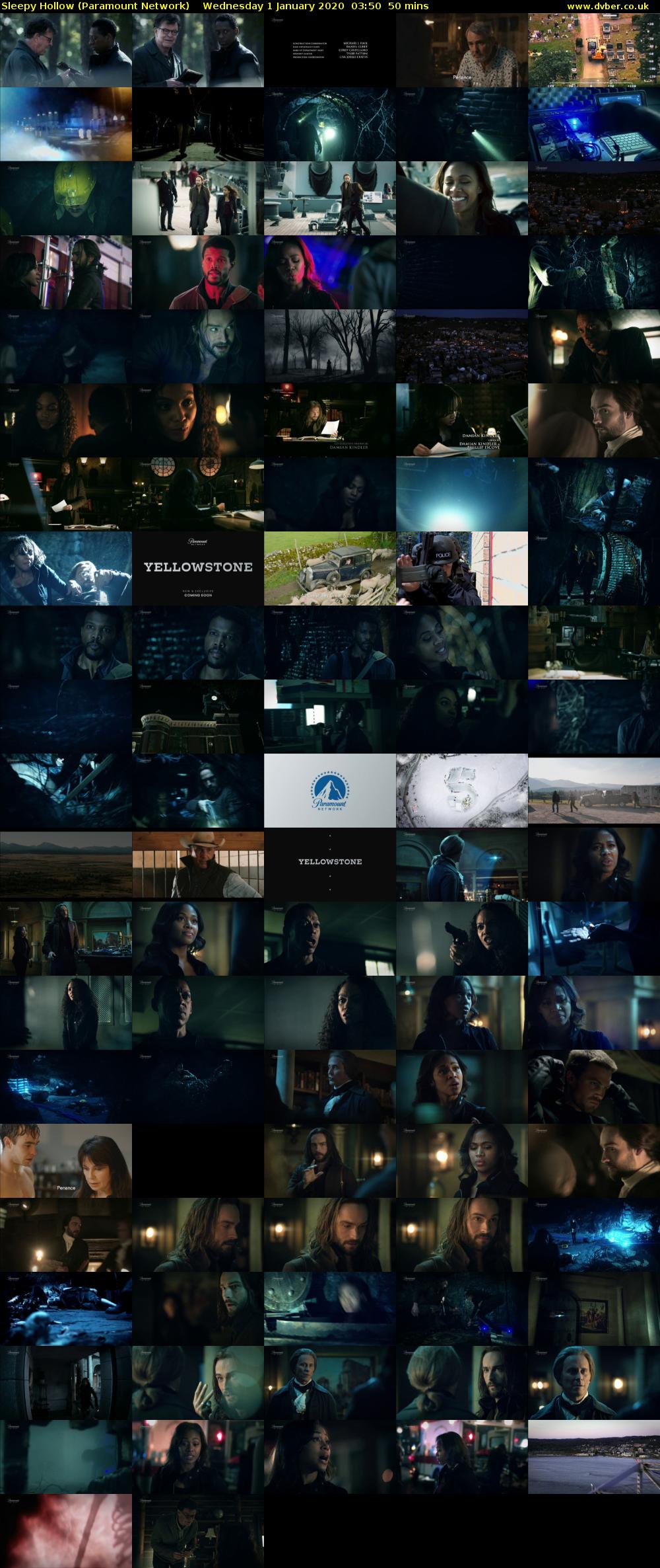 Sleepy Hollow (Paramount Network) Wednesday 1 January 2020 03:50 - 04:40