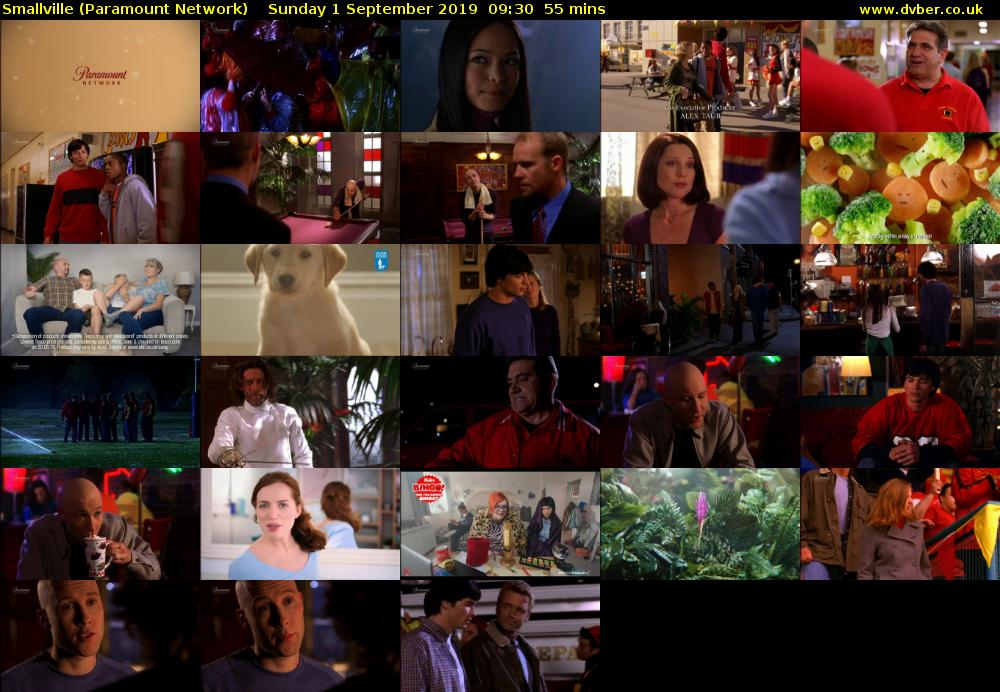 Smallville (Paramount Network) Sunday 1 September 2019 09:30 - 10:25