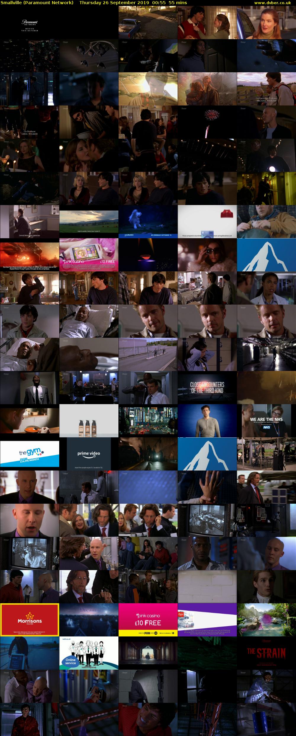 Smallville (Paramount Network) Thursday 26 September 2019 00:55 - 01:50