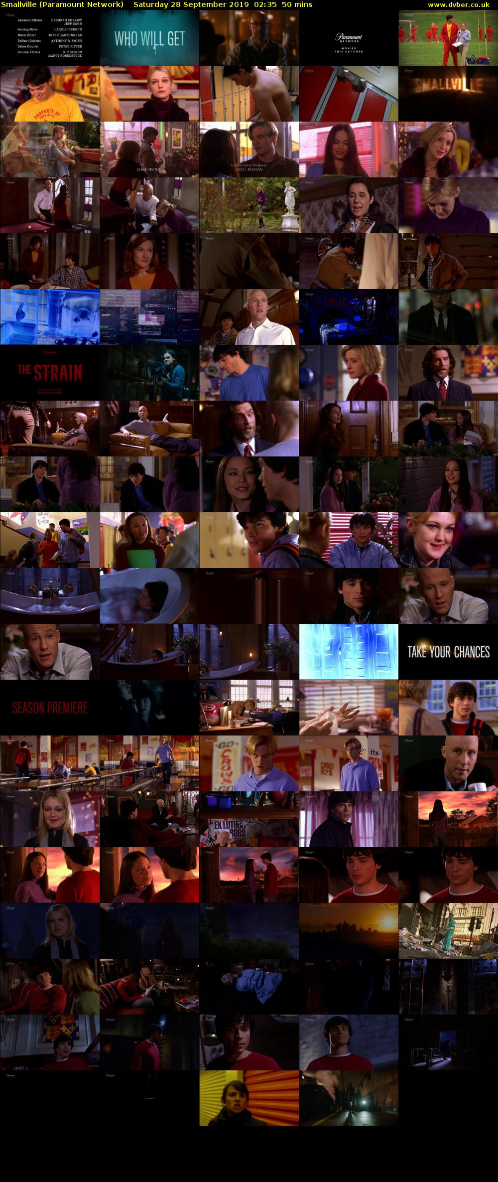 Smallville (Paramount Network) Saturday 28 September 2019 02:35 - 03:25