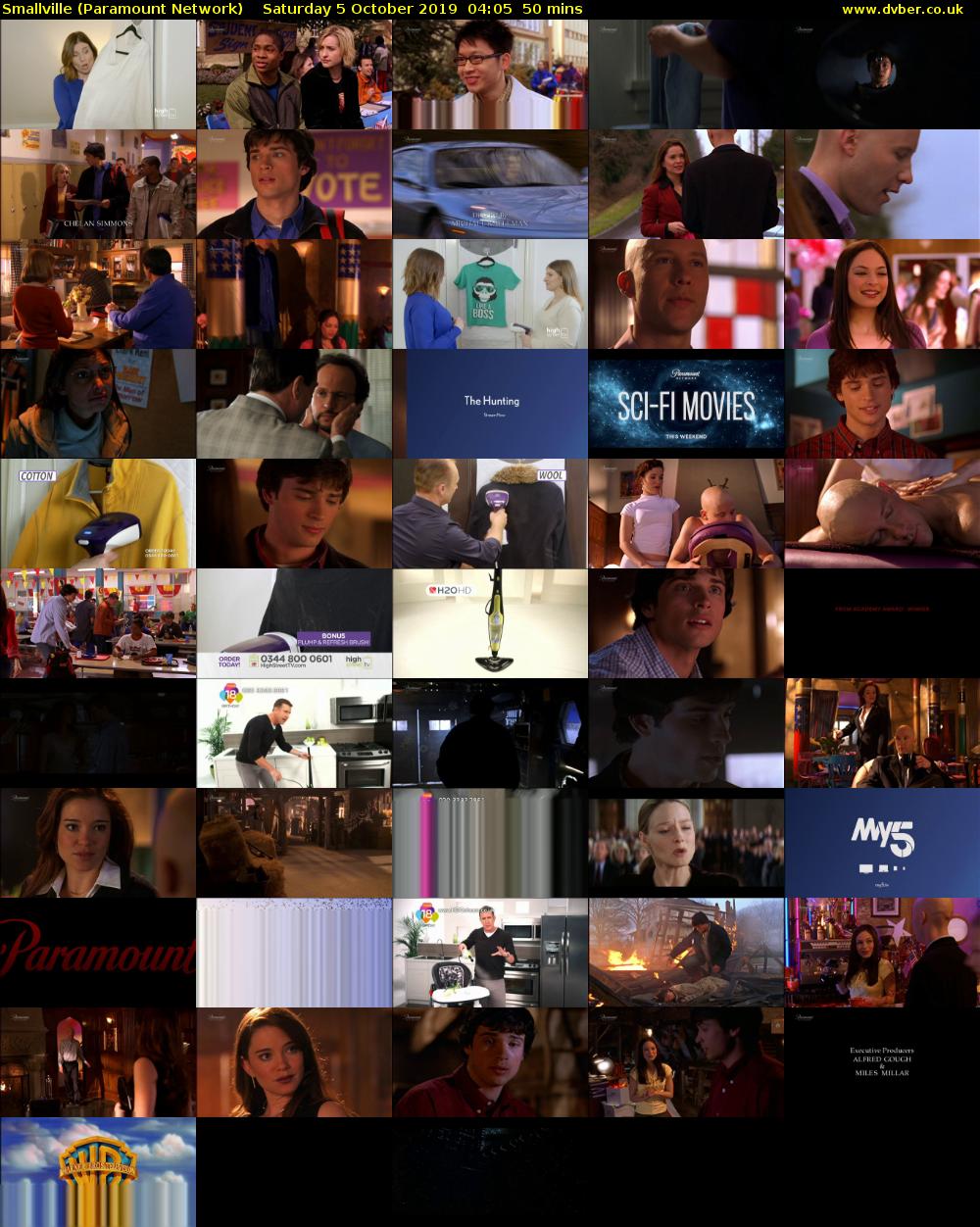 Smallville (Paramount Network) Saturday 5 October 2019 04:05 - 04:55
